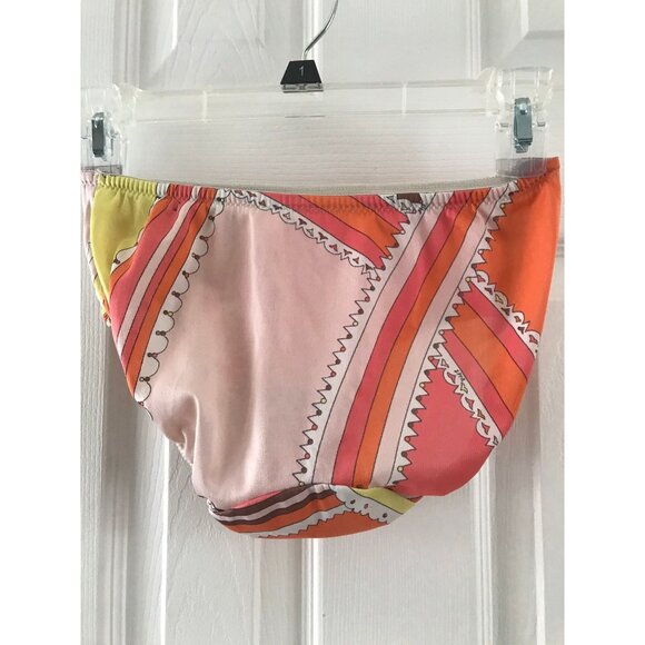 Vtg Emilio Pucci For Formfit Rogers Pantie's Saks Fifth Avenue Orange Abstract - Picture 3 of 7